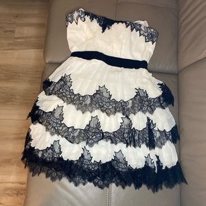 BCBG Strapless dress NWT